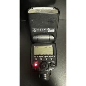 Canon Speedlite 580EX II External Shoe Mount Flash DSLR LCD Display Tested